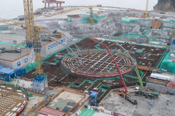中广核福建宁德核电站5号机组主体工程开工。图片来源:中国广核集团