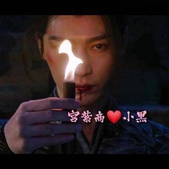 这是记忆中,宫紫商和小黑唯一次充满情感的牵手