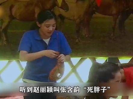 赵丽颖对张含韵的称呼,暴露了两人的感情