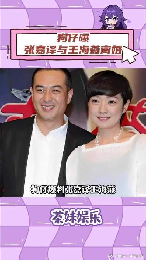 狗仔曝张嘉译与妻子王海燕离婚，原因是女方更年期致男方无法忍受