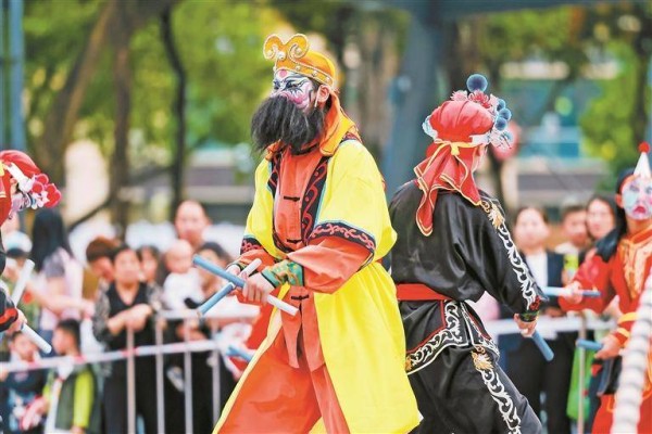 横岗文体广场展演系列非遗文化秀