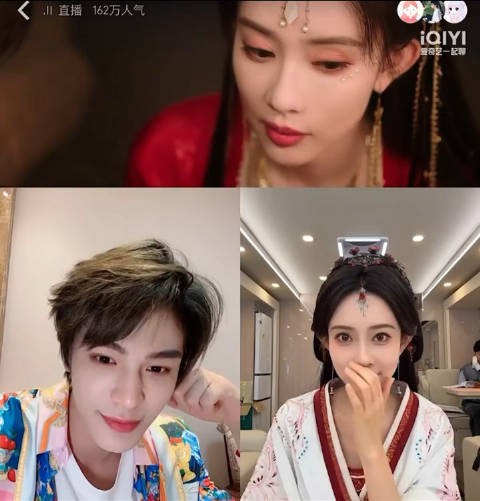 丁禹兮孟子义连麦直播陪看吻戏战术性喝水