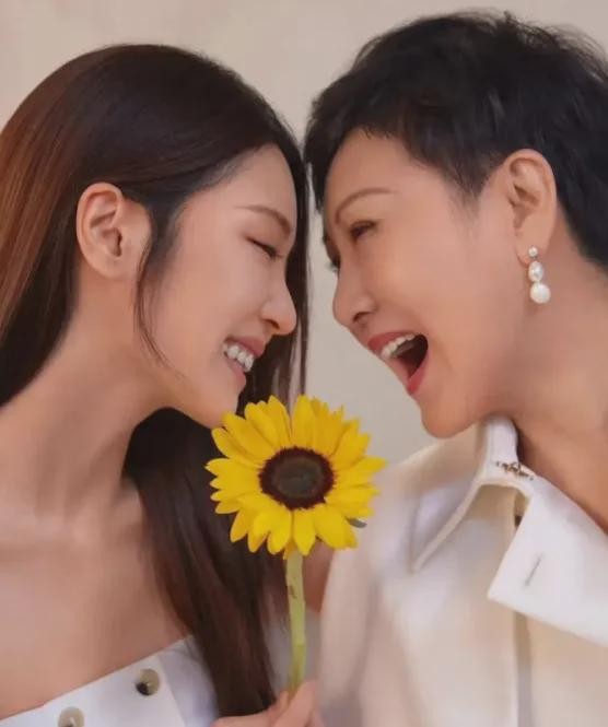 62岁张凯丽和女儿合照似姐妹，婆媳同住多年零争吵，从不做家务