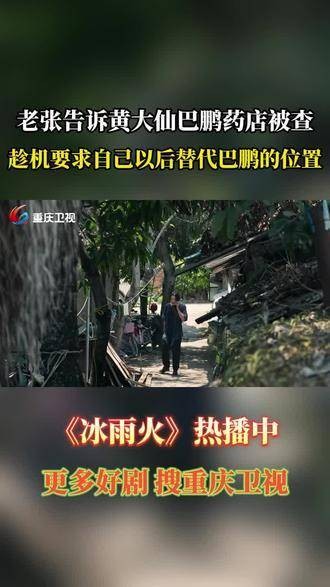 老张告知黄大仙巴鹏药店出事了,顺势提出今后由自己接替巴鹏的位子