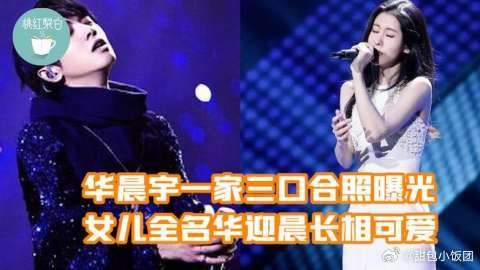 张碧晨华晨宇一家三口合照曝光,女儿全名华迎晨,长相超可爱!