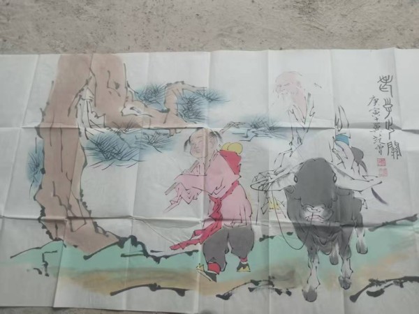 范曾《老子出关》艺术鉴赏：笔墨丹青中的哲学意境