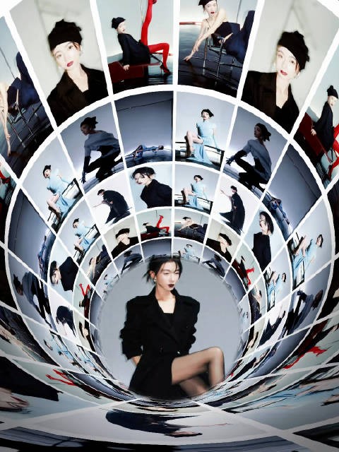 吴谨言登《时装男士》七月封面，凌厉玫瑰造型回归