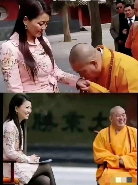 李湘与释永信合影引热议,名人合照风险凸显