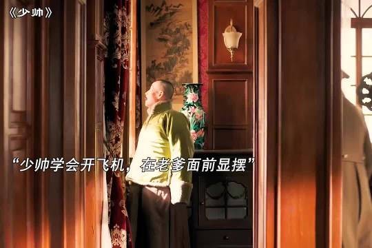 少帅开飞机在老帅面前得瑟