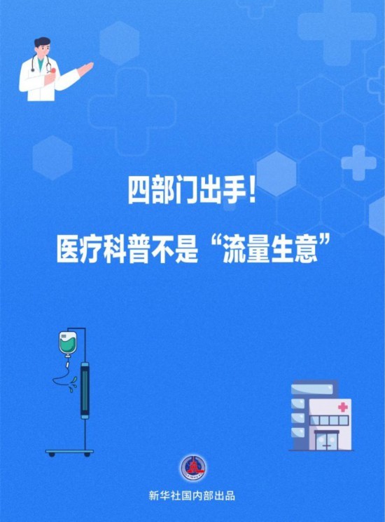 四部门出手！医疗科普不是“流量生意”