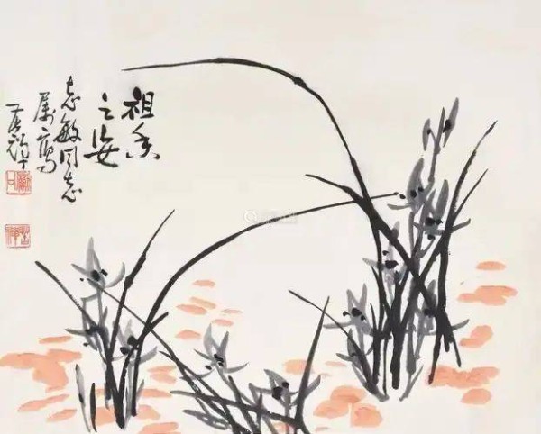 李苦禅的画“笔简意繁”