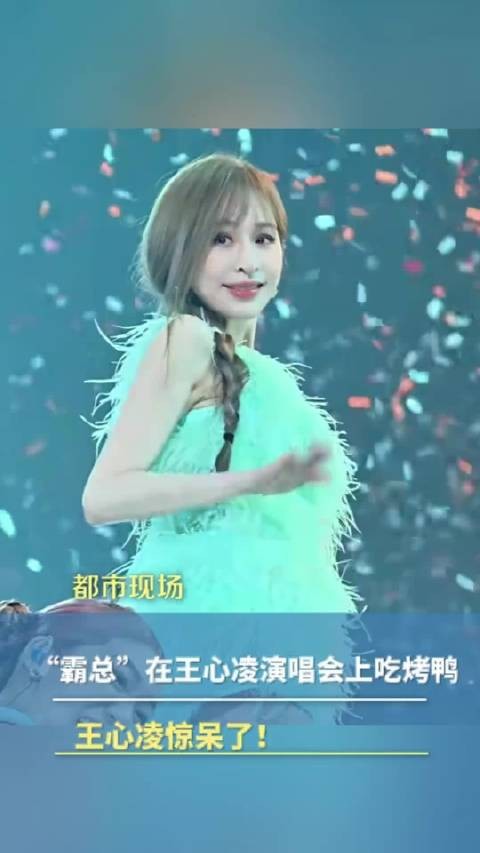霸总看演唱会时吃烤鸭王心凌都看愣了