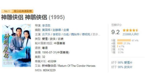 武侠剧，是否依然具有生命力？