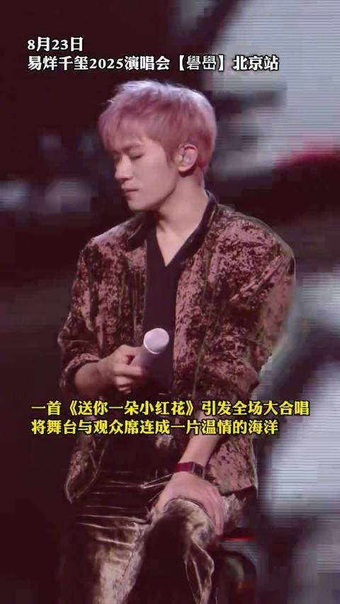 易烊千玺现场版小红花太催泪