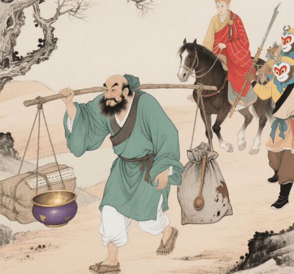《西游记》沙僧挑行李的行为：减少战斗任务的团队角色选择