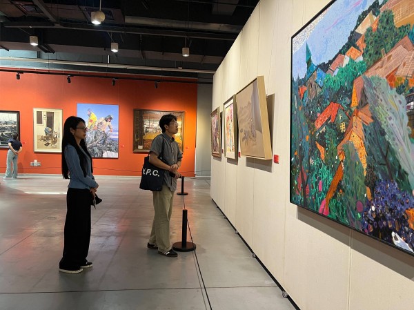 盘锦辽河美术馆举办第三届辽宁省美术作品双年展暨第七届辽宁美术金彩奖