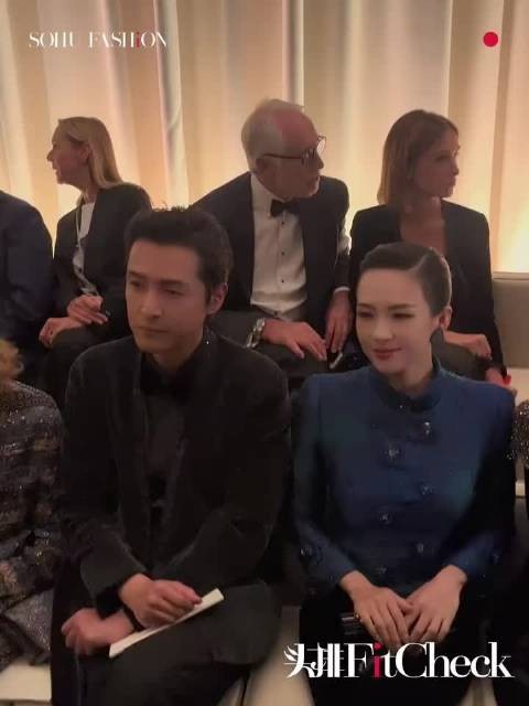 胡歌章子怡秀场同框，优雅大气惊艳全场