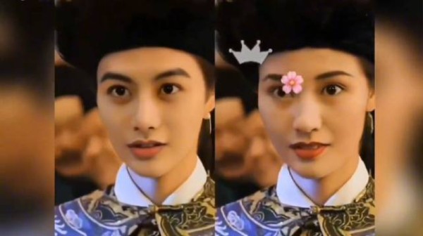 何健麒与李嘉欣同框撞脸，桃花眼放电引热议