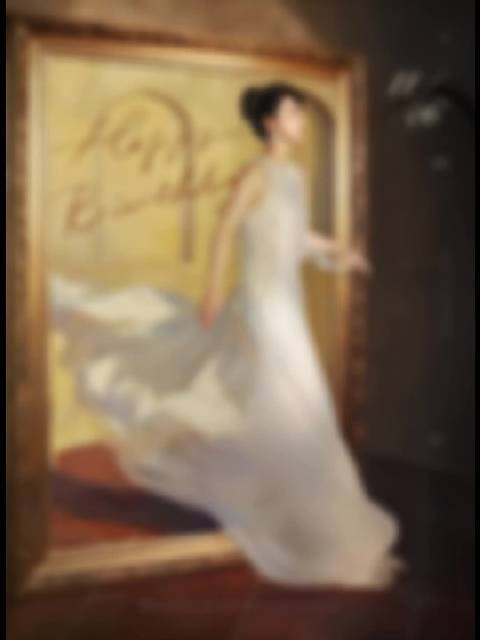 杨紫33岁生日庆生照曝光，珍珠流苏白裙纯净感十足