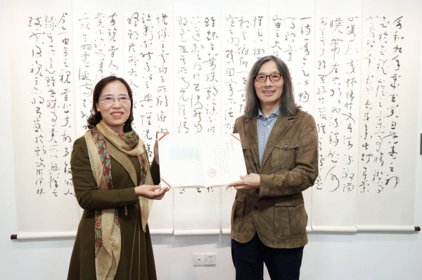 “清风明月·周祥林书画展”在宁波天一阁博物院昼锦堂启幕