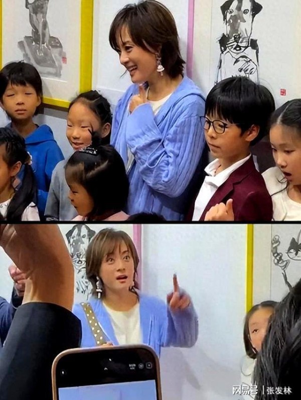 孙俪现身公益展！本人面色红润少女感强，眼球也不凸了颜值大回春