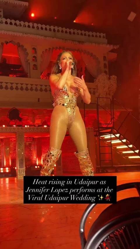 詹妮弗·洛佩兹印度婚礼表演着装引争议