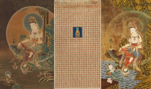 水月观音与千佛图：佚名佛画收藏市场严重被低估了！