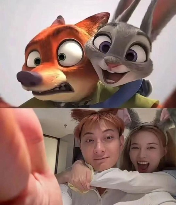 黄子韬徐艺洋“尼克朱迪”模仿秀，这对夫妻实在是太有乐趣了