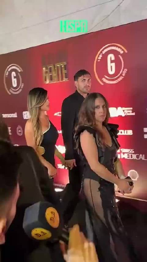 阿根廷悍将帕雷德斯携爱妻走红毯