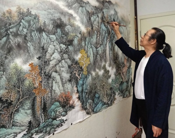 张葆东《溪山远岫图》山水长卷里的传统文脉与津派意境