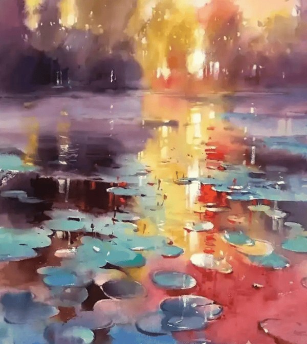 【极画教育】德国水彩画家