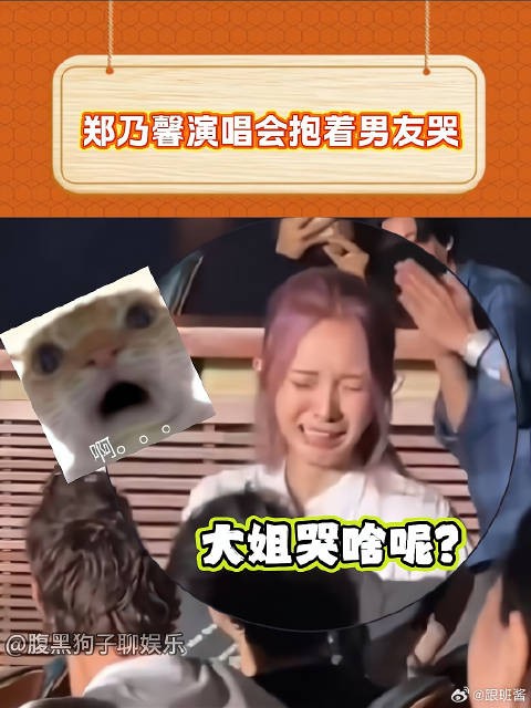 郑乃馨演唱会抱着男友大哭!此前曾公开骂中国厕所脏,还要给粉丝通灵