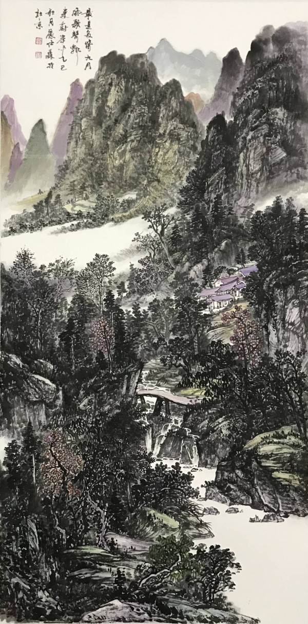 “以形媚道，情景交融”——读张仕森全景式作品