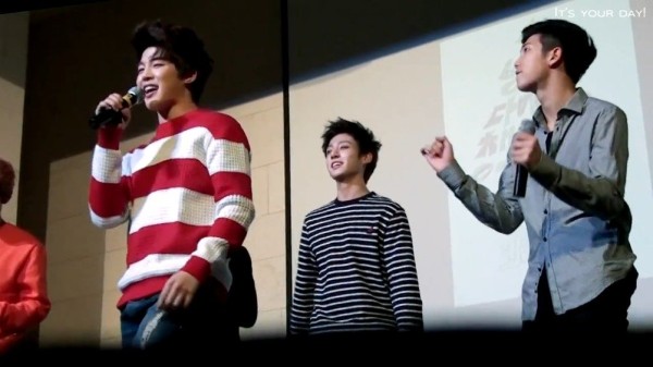 田柾国131223迷你粉丝见面会圣诞Live现场