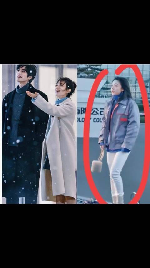 聂曦光片场穿短款大衣引争议，林屿森为其选衣被质疑