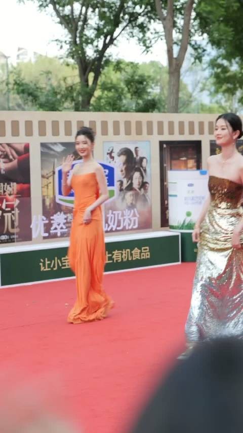 毛晓彤、乔欣一同亮相华表奖红毯