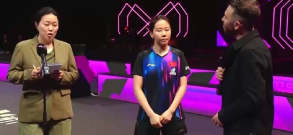 4-0蒯曼!陈幸同展望对阵朱雨玲:好好休息,放低姿态全力以赴