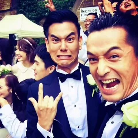 当年的神级现场，史上最帅伴郎团！ 彭于晏 胡歌 刘昊然 马天宇