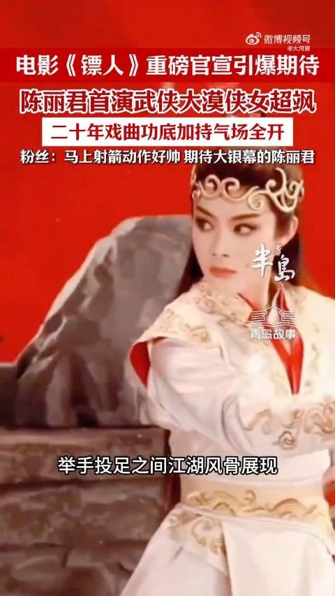 陈丽君首演武侠太飒了