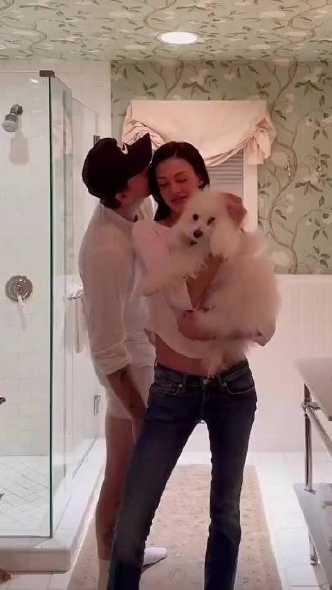 贝克汉姆大儿子和妻子日常