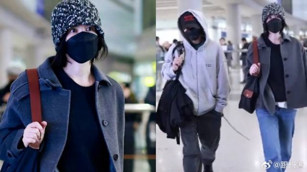 王菲谢霆锋同坐摆渡车，王菲捶谢霆锋手臂露出灿笑