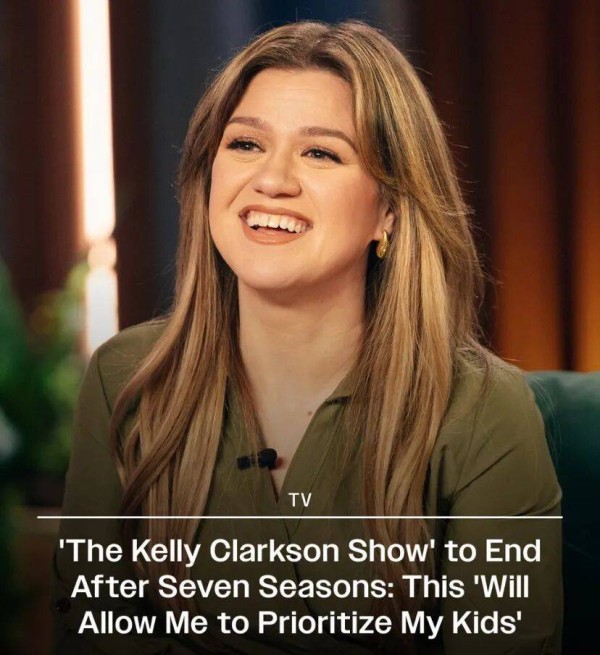 Kelly Clarkson 访谈秀将取消,终结拍摄!