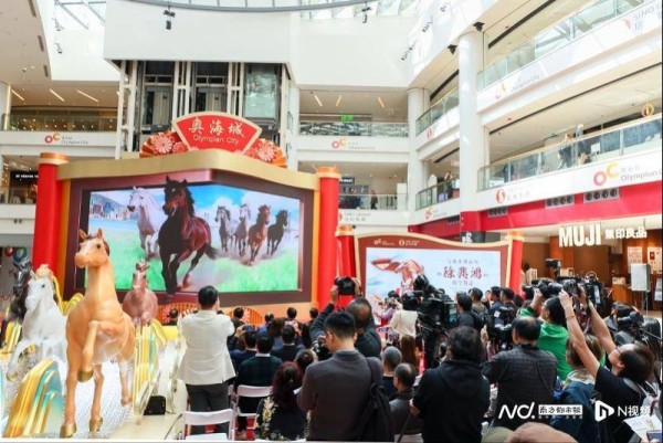 巨幅3D徐悲鸿画作亮相香港