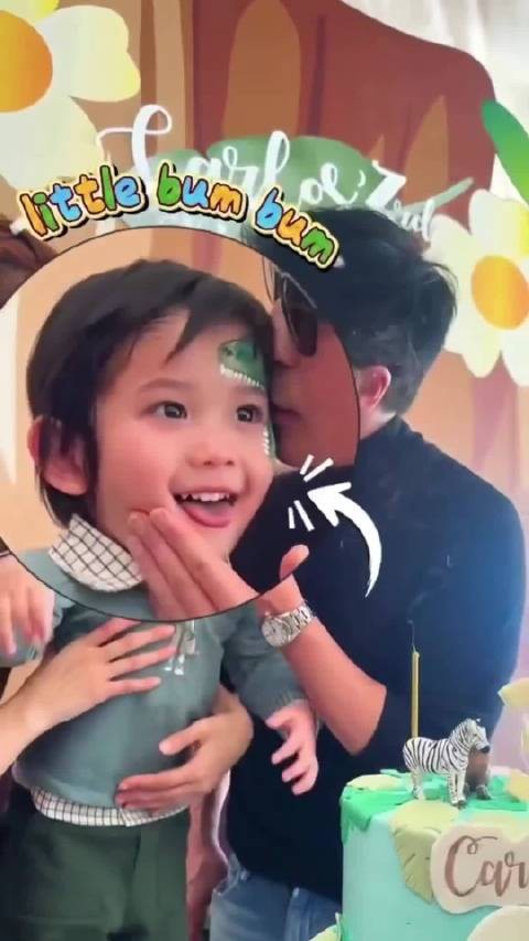郑嘉颖陈凯琳3岁儿子近照