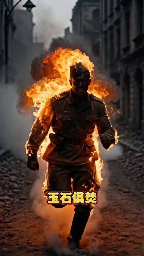 他烧成了灰烬,却挡住了敌人的进攻