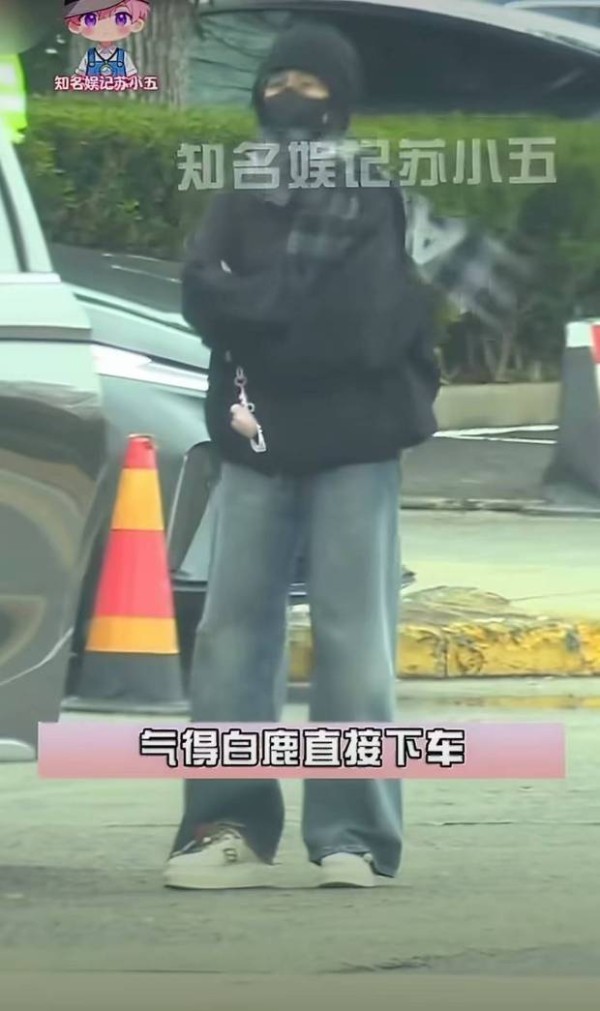 白鹿下车对峙,气愤非常。