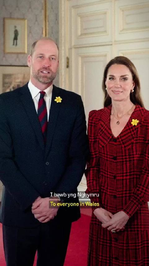 注:这次是凯瑟琳王储妃首次公开说威尔士语而不是英语