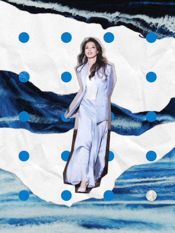 舒淇俏皮又灵动。