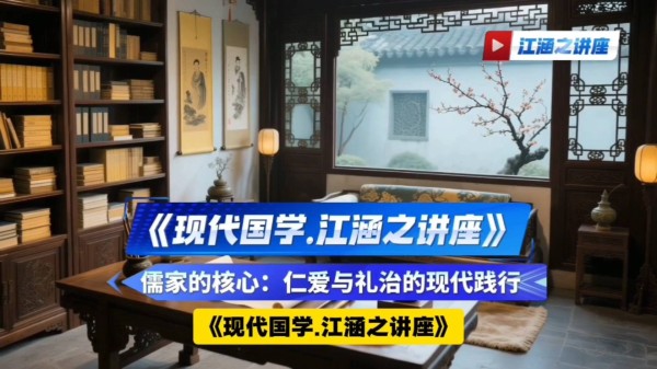 《江涵之论现代国学》儒家的核心：仁爱与礼治的现代践行