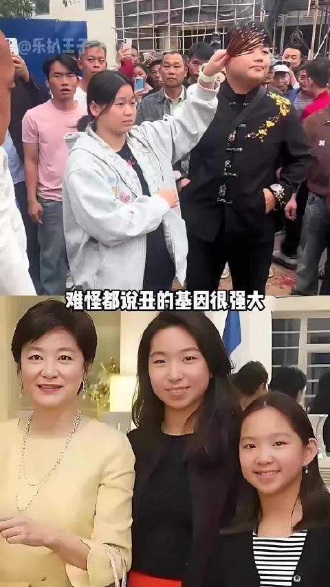 丑基因有多夯?全红婵一家七口用一张脸，应采儿俩儿子成陈小春迷你版